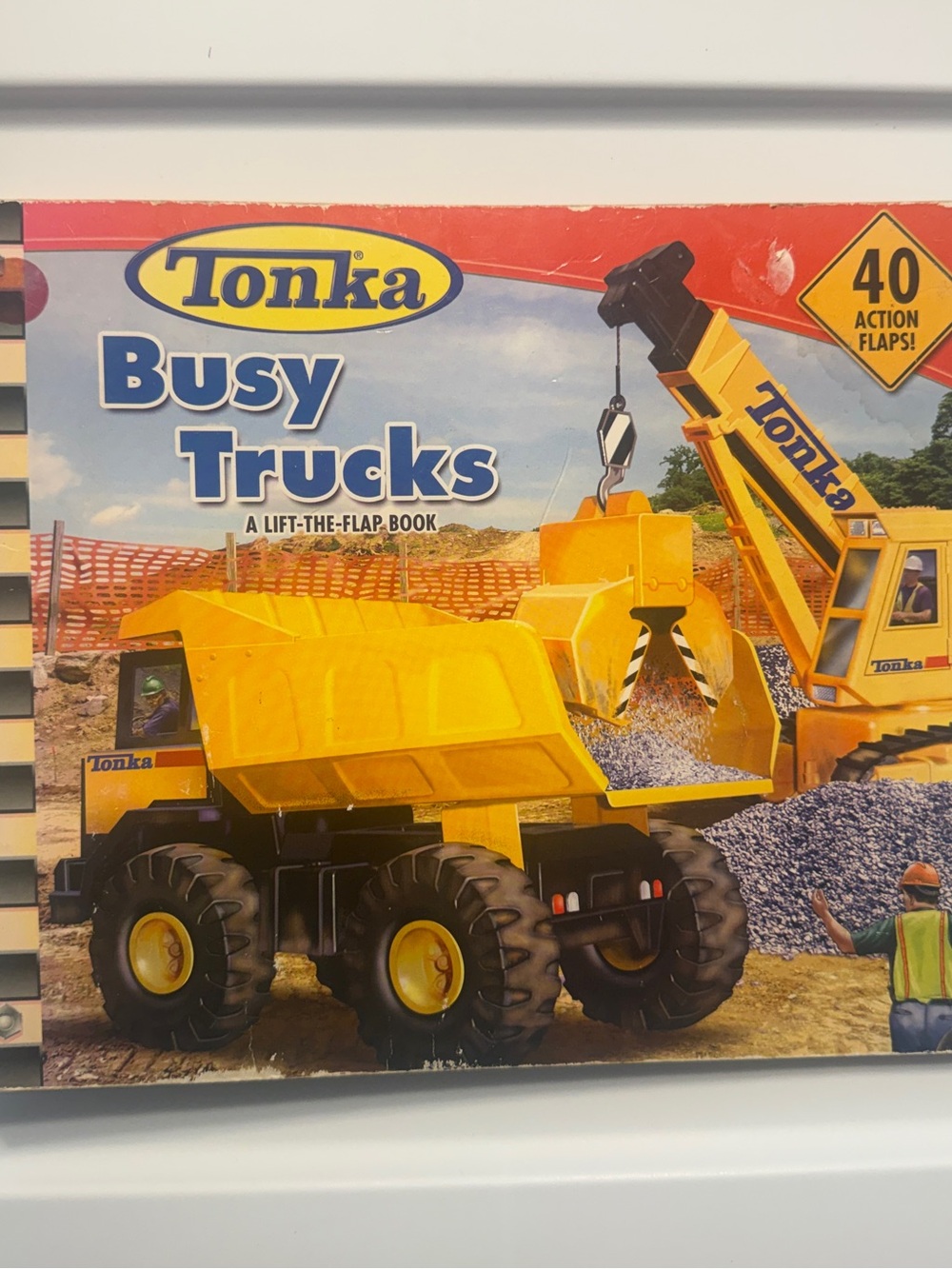 Tonka Busy Trucks Lift-the-Flap Book - Yellow 2006